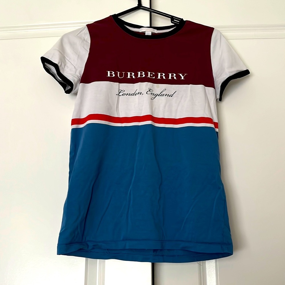 Authentic Burberry T-shirt in teen size 14Y
